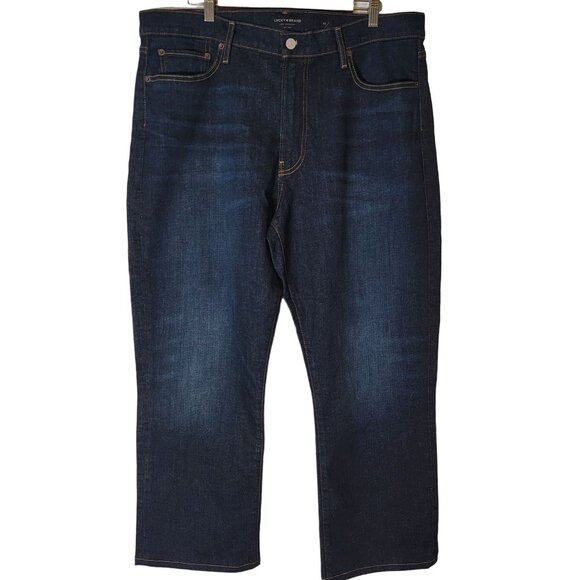 Lucky Brand 181 Relaxed Fit Jeans Size 38X30 Blue Straight Leg Denim‎ - Picture 3 of 8